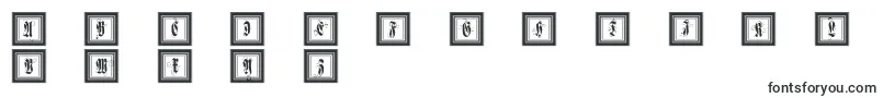 Шрифт Framedfraxcaps – полные шрифты