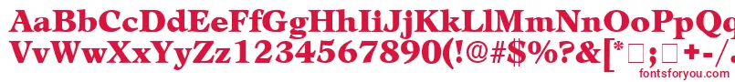 MezzoDisplaySsi Font – Red Fonts