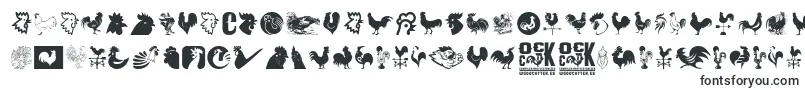Cock Font – Animal Fonts