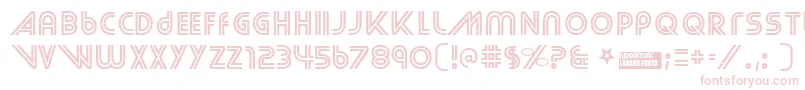 Streetcr Font – Pink Fonts on White Background