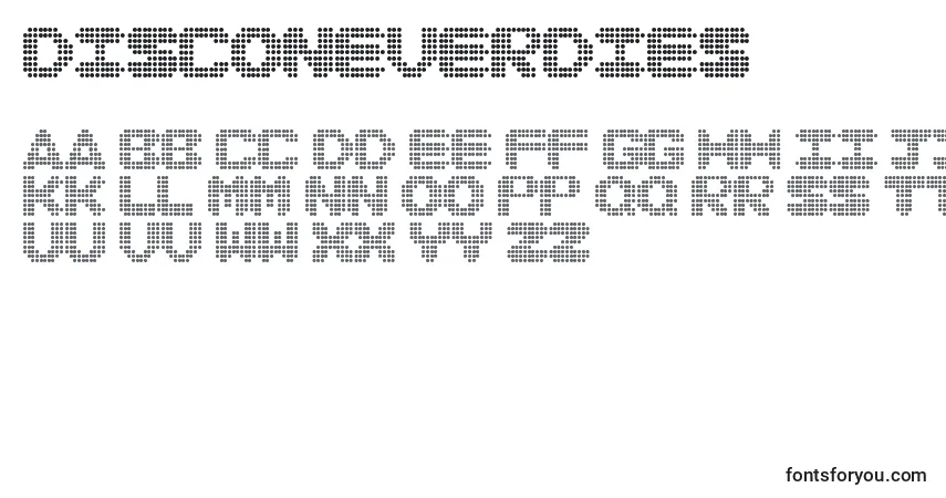 Шрифт DiscoNeverDies – алфавит, цифры, специальные символы