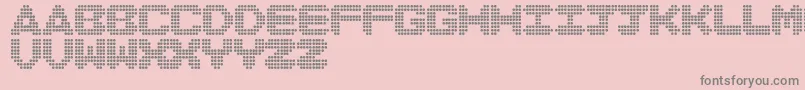DiscoNeverDies Font – Gray Fonts on Pink Background