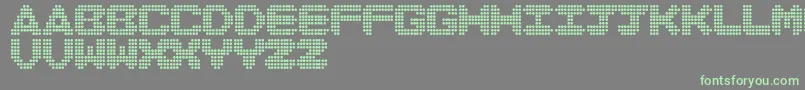 DiscoNeverDies Font – Green Fonts on Gray Background