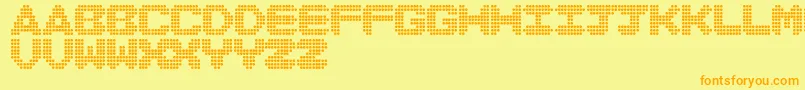 Más sobre la fuente DiscoNeverDies fuente DiscoNeverDies – Fuentes Naranjas Sobre Fondo Amarillo