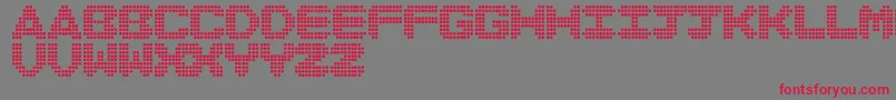 DiscoNeverDies Font – Red Fonts on Gray Background