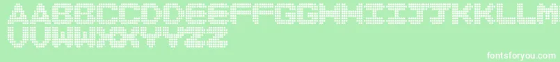 DiscoNeverDies Font – White Fonts on Green Background