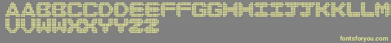 DiscoNeverDies Font – Yellow Fonts on Gray Background