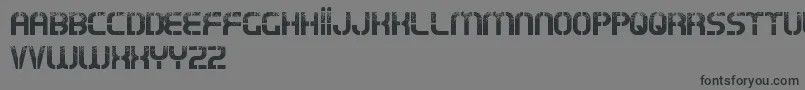 TypoOxinFreePromo-Schriftart – Schwarze Schriften auf grauem Hintergrund