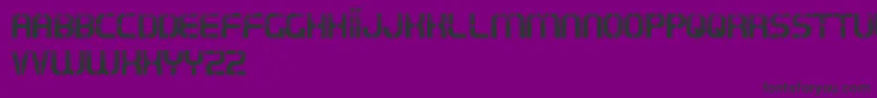 Шрифт TypoOxinFreePromo – чёрные шрифты на фиолетовом фоне