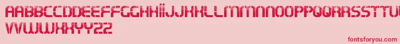 TypoOxinFreePromo Font – Red Fonts on Pink Background