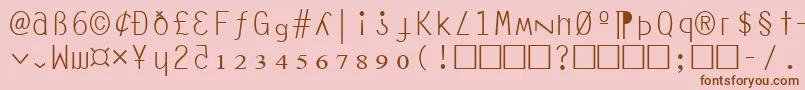 En savoir plus sur la police AnarchyMono Police AnarchyMono – polices brunes sur fond rose