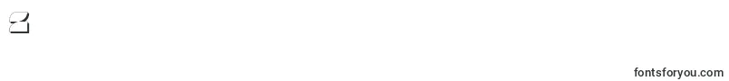 PuffAngelShadow-Schriftart – Schriften für die Ziffer 2