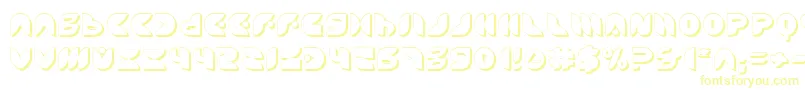 PuffAngelShadow-Schriftart – Gelbe Schriften