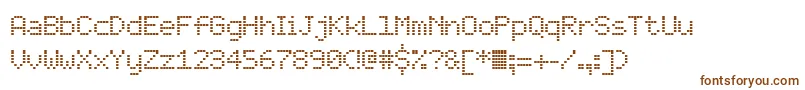 Elektra ffy Font – Brown Fonts on White Background