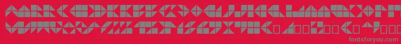 fuente H19aLuna – Fuentes Grises Sobre Fondo Rojo