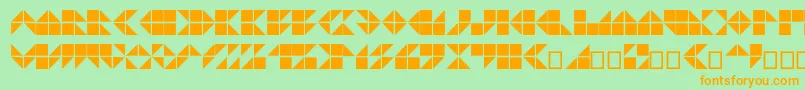 Lisätietoja H19aLuna-fontista H19aLuna-fontti – oranssit fontit vihreällä taustalla