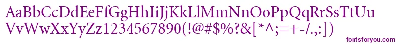 MinionCyrillicRegular Font – Purple Fonts