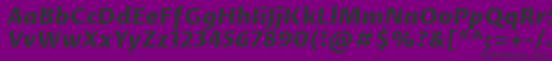 Lisätietoja ProzalibreExtrabolditalic-fontista ProzalibreExtrabolditalic-fontti – mustat fontit violetilla taustalla