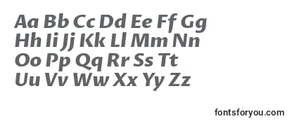 ProzalibreExtrabolditalic Font