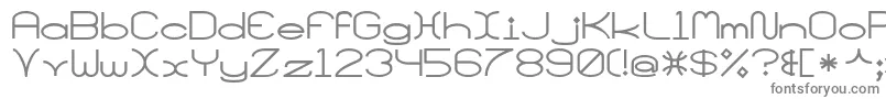 SantaMonciaMf-fontti – harmaat kirjasimet valkoisella taustalla