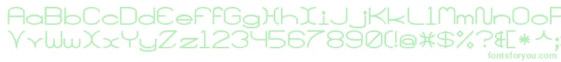 Шрифт SantaMonciaMf – зелёные шрифты