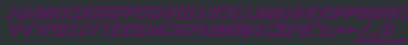 Discotechia3D Font – Purple Fonts on Black Background