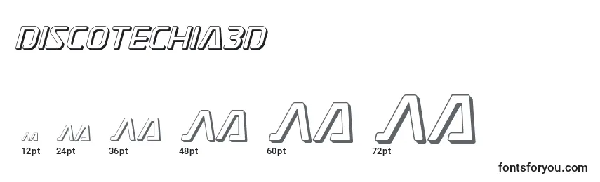 Discotechia3D Font Sizes