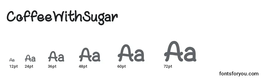 CoffeeWithSugar Font Sizes
