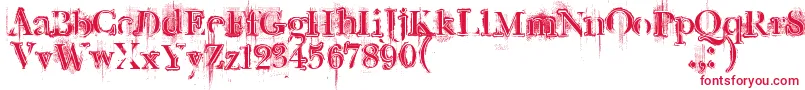 Retrorockposter Font – Red Fonts