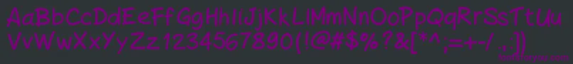 More about PeaxHandwritingbold Font PeaxHandwritingbold Font – Purple Fonts on Black Background