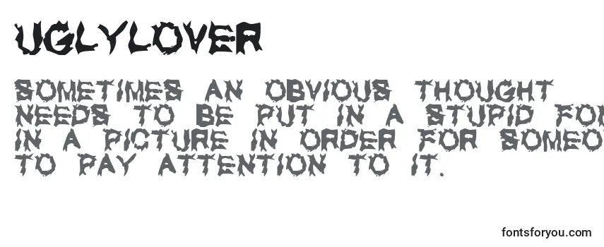 UglyLover-fontti