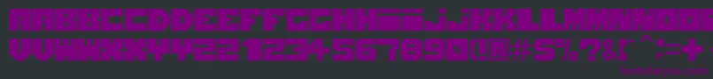 Blokhed Font – Purple Fonts on Black Background