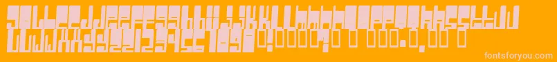 More about Cyberwhiz Font Cyberwhiz Font – Pink Fonts on Orange Background