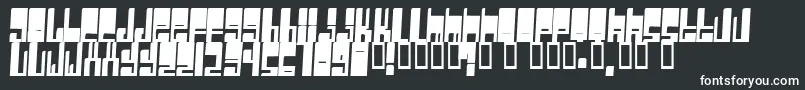 Шрифт Cyberwhiz – белые шрифты