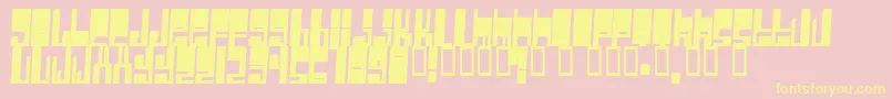 More about Cyberwhiz Font Cyberwhiz Font – Yellow Fonts on Pink Background