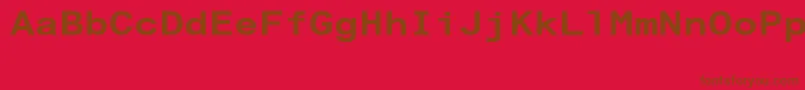 Lisätietoja ArialAlternativeRegular-fontista ArialAlternativeRegular-fontti – ruskeat fontit punaisella taustalla