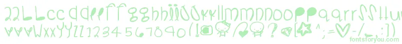 Somanydetails-fontti – vihreät fontit