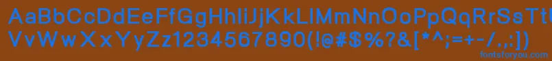 More about NeogramExtrabold Font NeogramExtrabold Font – Blue Fonts on Brown Background