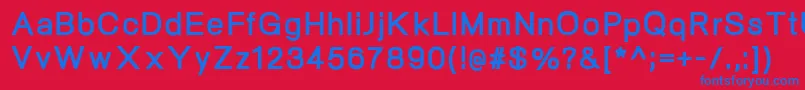 Lisätietoja NeogramExtrabold-fontista NeogramExtrabold-fontti – siniset fontit punaisella taustalla