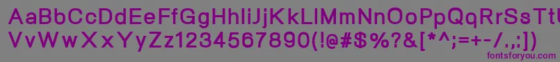 Шрифт NeogramExtrabold – фиолетовые шрифты на сером фоне
