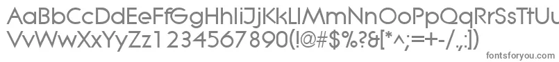 Шрифт LitheBold – серые шрифты на белом фоне