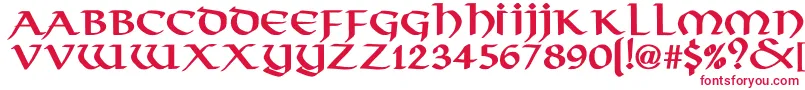 VikingNormalBold Font – Red Fonts