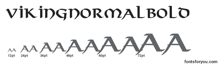 Размеры шрифта VikingNormalBold