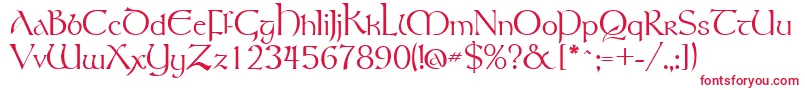 TolkienRegular Font – Red Fonts