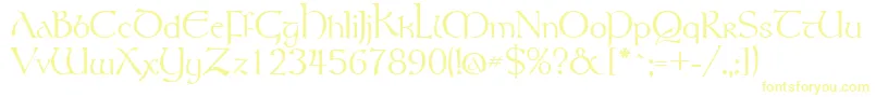 TolkienRegular Font – Yellow Fonts