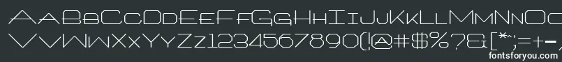Architxt Font – White Fonts on Black Background