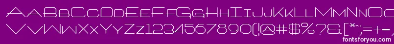 Architxt Font – White Fonts on Purple Background