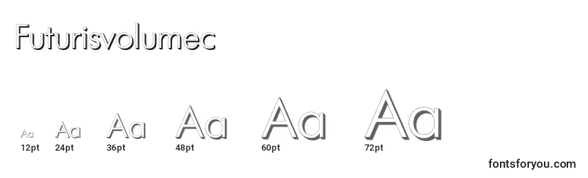 Futurisvolumec Font Sizes