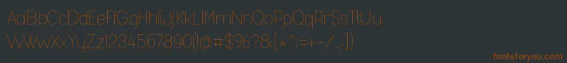 Fashl954 Font – Brown Fonts on Black Background