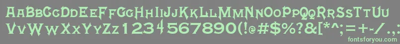 Подробнее о шрифте Mk4 Шрифт Mk4 – зелёные шрифты на сером фоне